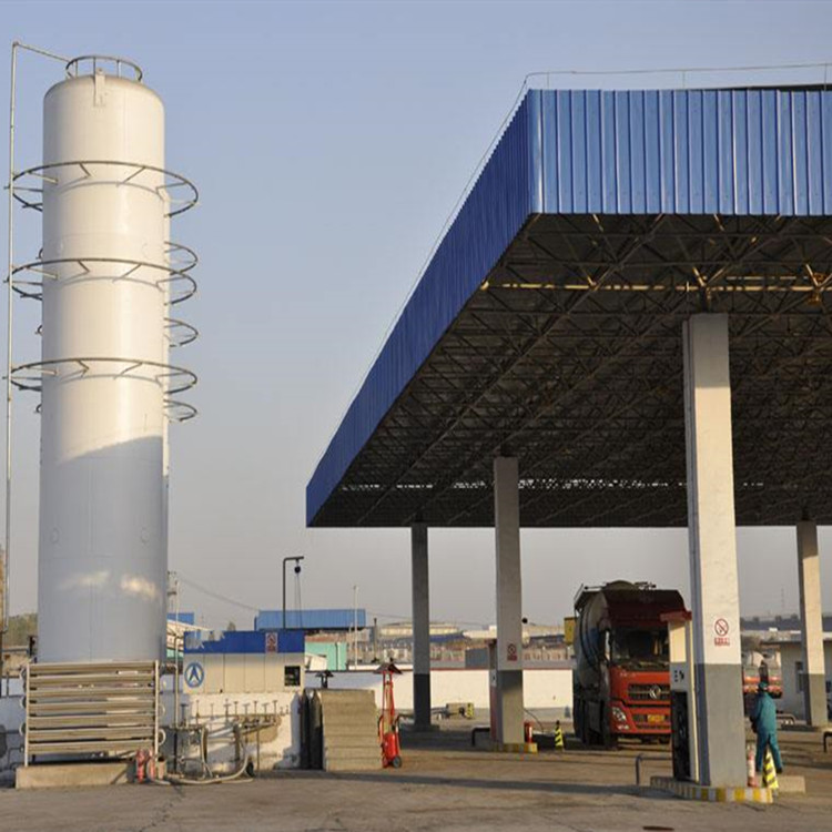 安装调试华气厚普双泵撬LNG加气站   现场维护